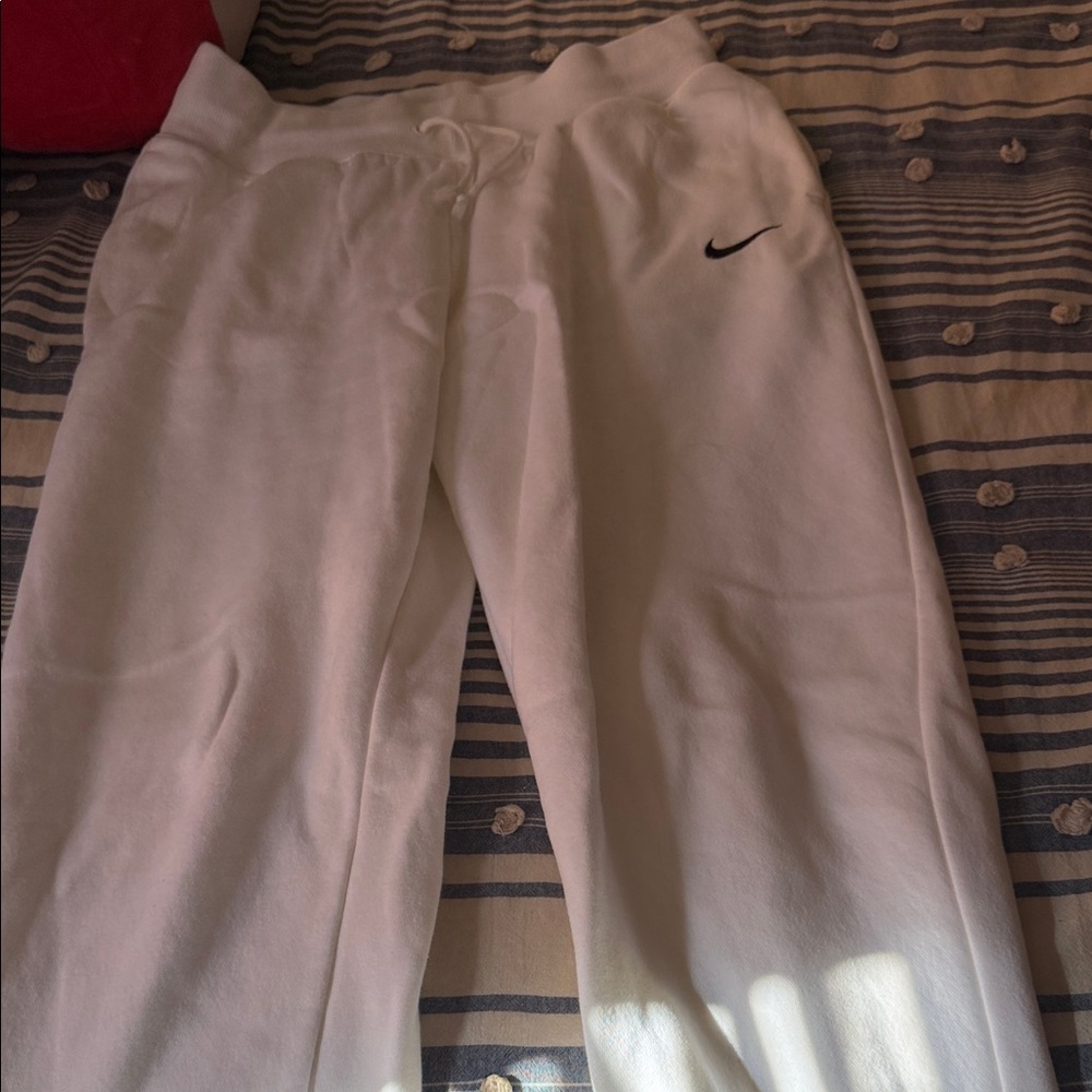 Nike Kids White Joggers